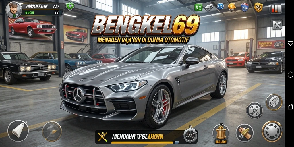 Tampilan gameplay BENGKEL69 yang menarik dan penuh warna.