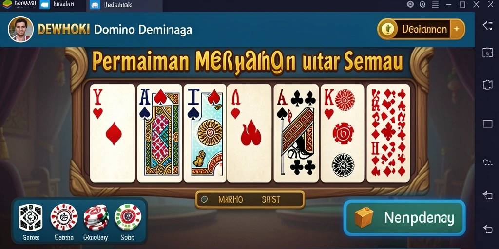 Tampilan menarik dari gameplay DEWIHOKI yang seru.