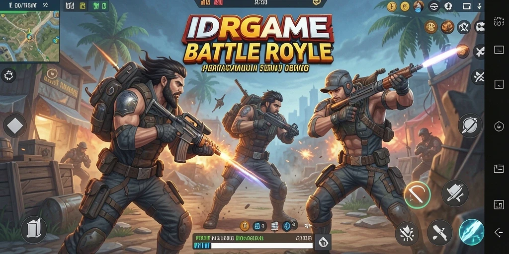 Screenshot tampilan utama gameplay IDRGAME yang menarik dan penuh aksi.