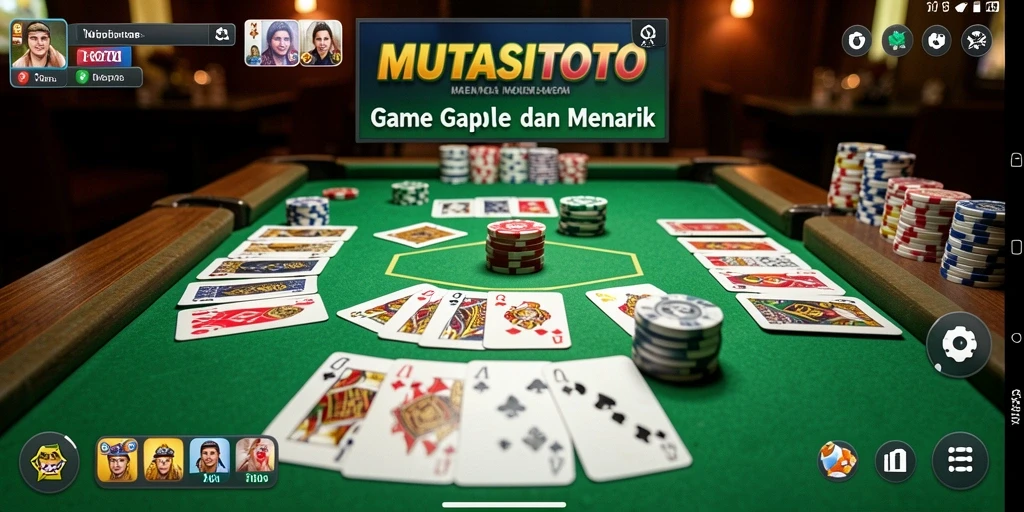 Screenshot gameplay MUTASITOTO menampilkan aksi seru bermain Gaple.