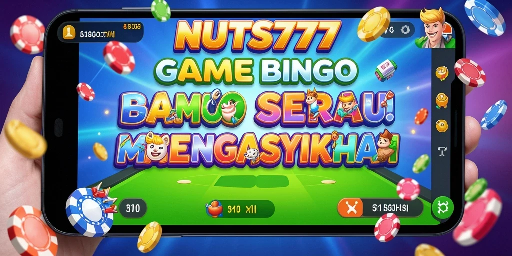 Tampilan gameplay NUTS777 yang penuh warna dan menarik.