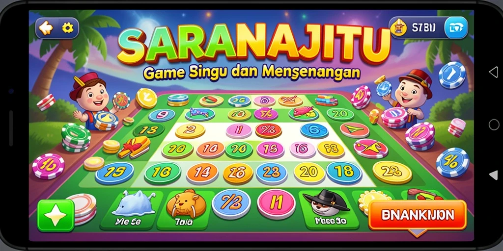 Screenshot SARANAJITU menampilkan momen seru permainan Bingo.
